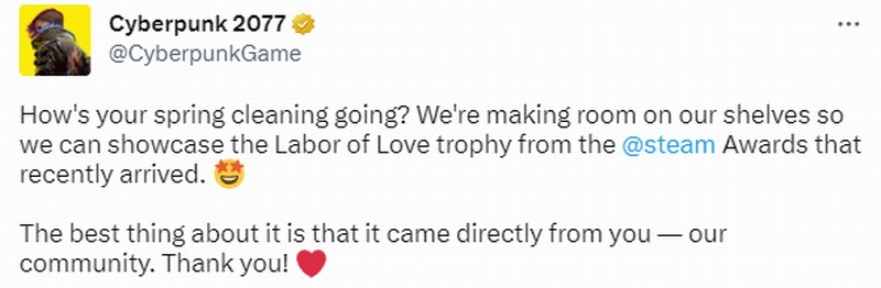 ���������2077���ٷ�ɹSteam���ĸ��������� �ø���