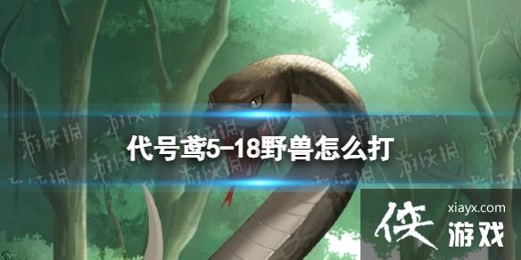 代号鸢5-18野兽怎么打 代号鸢5-18野兽怎么打