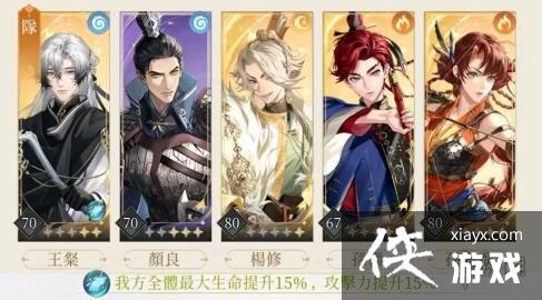 代号鸢8-7孙权版阵容推荐 代号鸢8-7孙权版阵容推荐