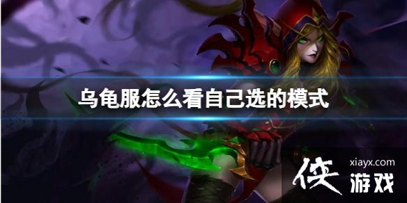 《魔兽世界》乌龟服查看自己的模式方法 《魔兽世界》乌龟服查看自己的模式方法