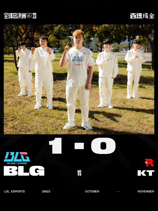 ��LOL��S13��ʿ��BLG 1-0սʤKT��LPL����ȫʤ
