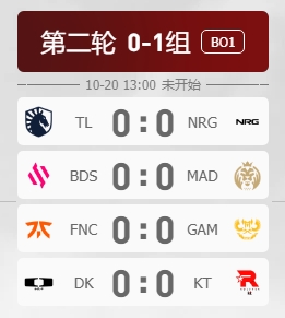 《lol》全球总决赛S13瑞士轮第二轮抽签结果一览 《lol》全球总决赛S13瑞士轮第二轮抽签结果一览