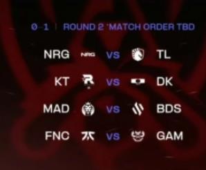 《LOL》S13世界赛瑞士轮第二轮对阵名单介绍 《LOL》S13世界赛瑞士轮第二轮对阵名单介绍