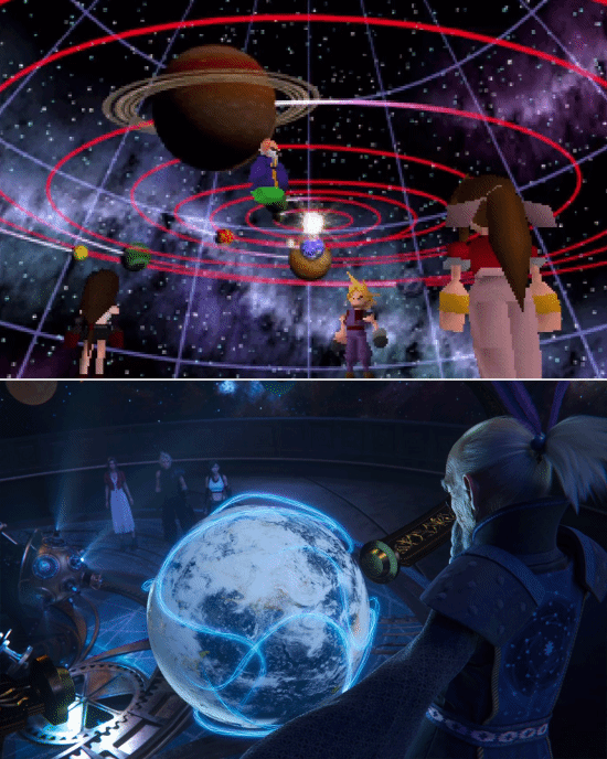 FF7ɹǰ󳡾Աȣ仯֮˸̾