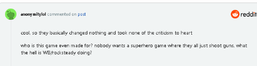 《自杀小队》休整8个月 玩家对其微交易元素依然不满 《自杀小队》休整8个月 玩家对其微交易元素依然不满