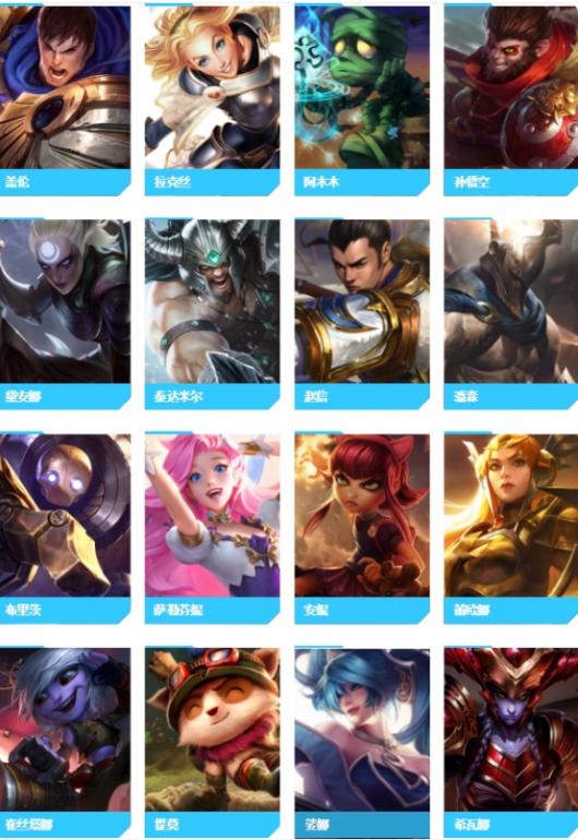 《lol》英雄难度系数表一览 《lol》英雄难度系数表一览