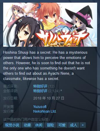 《魔女的夜宴》基础攻略 简评+下载+成就 《魔女的夜宴》基础攻略 简评+下载+成就