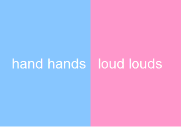 hand handsloud loudsʲô
