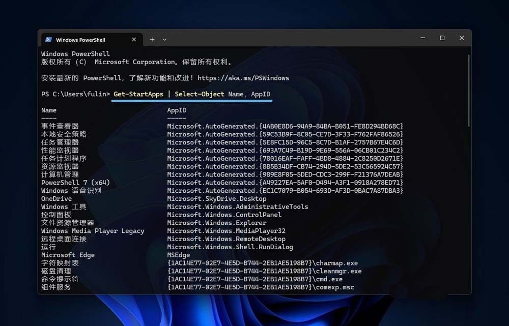Win11ô鿴Ӧó AppID?
