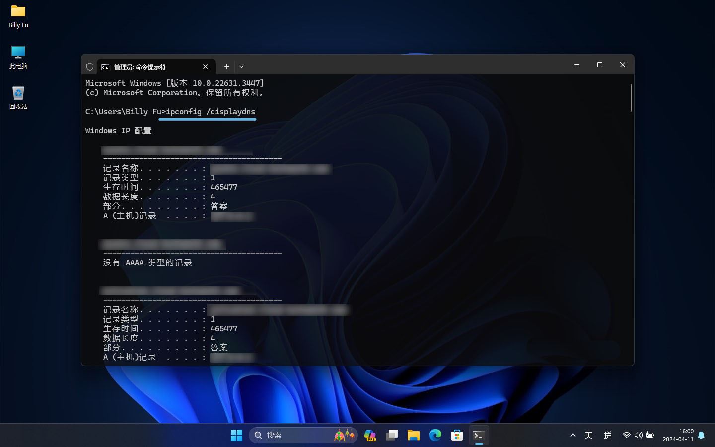 Win11怎么查看和清除DNS缓存? 清除dns缓存命令使用指南 Win11怎么查看和清除DNS缓存? 清除dns缓存命令使用指南