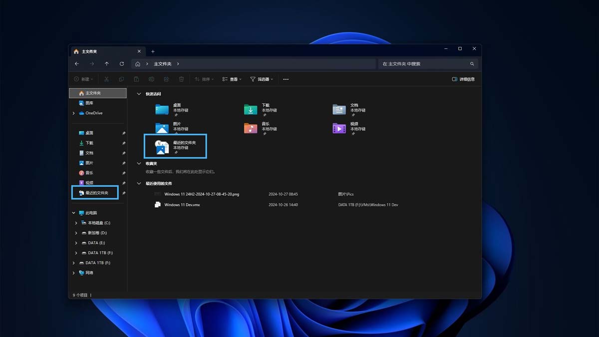 Win11��ô��������ļ��й̶������ٷ�����? �Զ�����ٷ��ʵĽ̳�