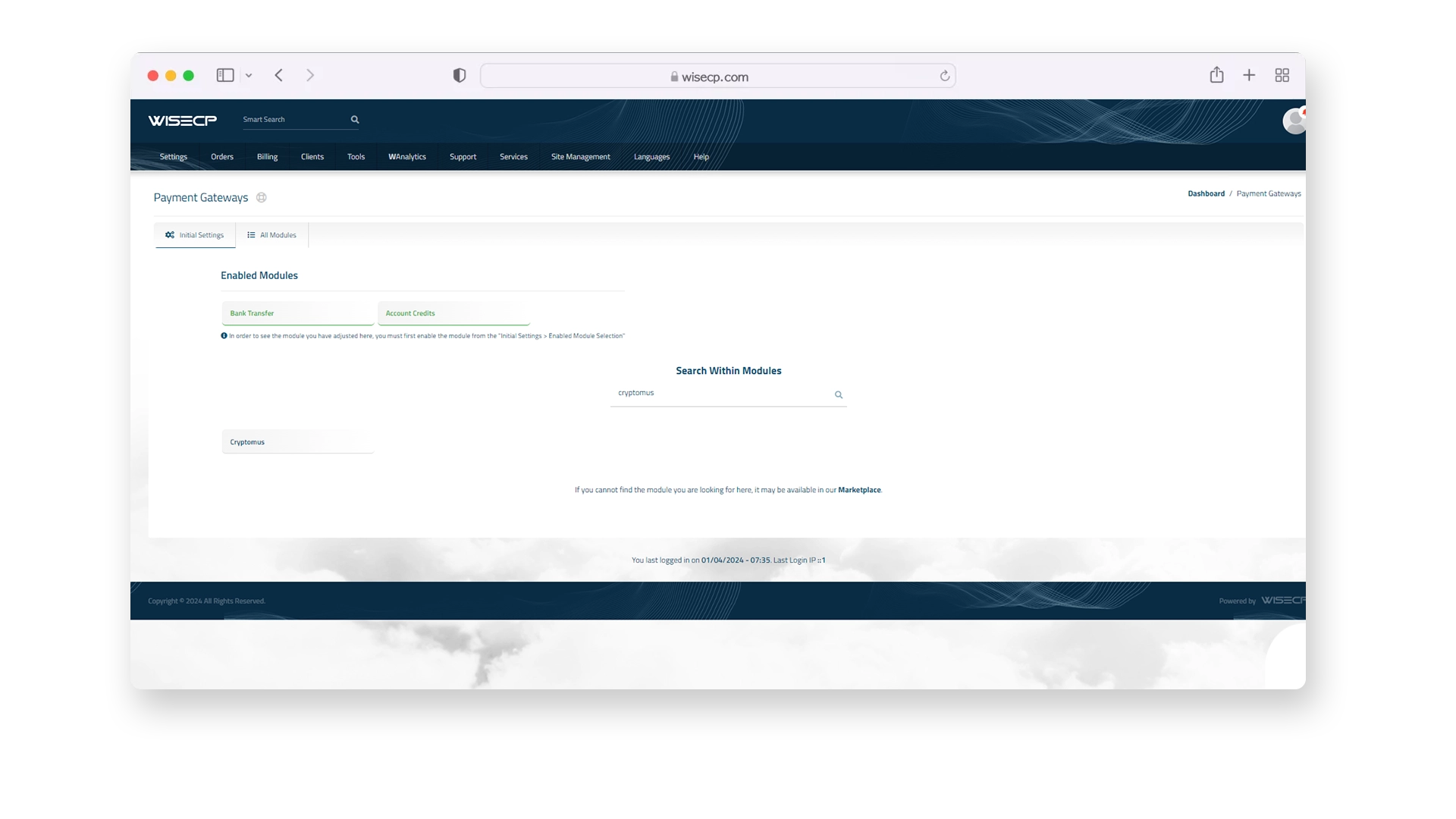 WISECP����֧�������������ȡ���ֻ���