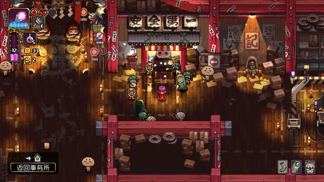 俯视角2D动作游戏《先驱者真子》现已在Steam上发售!