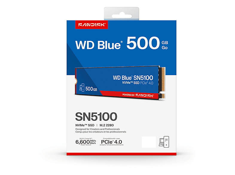  "POWERED BY SANDISK" ʱϽ WD Blue SN5100 ̬Ӳ