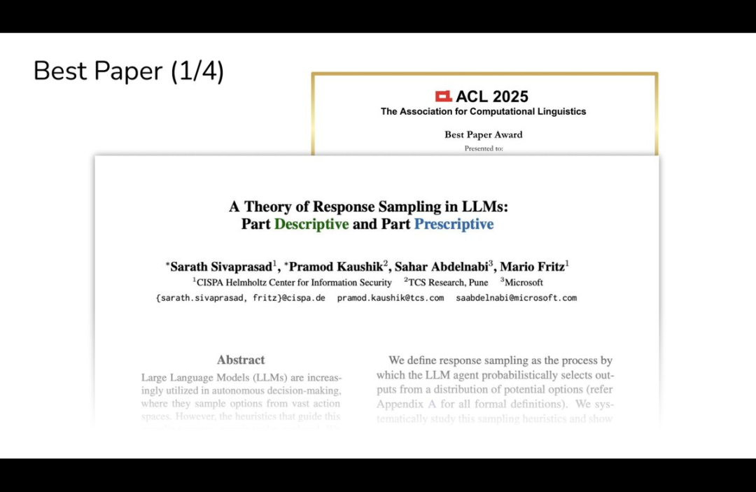 DeepSeek ��һ��������ǰ�ع⣬���ķ��������Ļ� ACL 2025 ������Ľ�