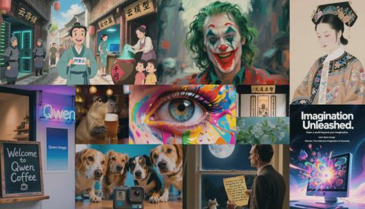 ����ͨ��ǧ���׸�ͼ�����ɻ���ģ�� Qwen-Image ��Դ��֧�����ĸ߱������