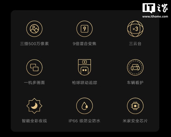 小米智能室外摄像机 4 Pro 三摄变焦版开售:三摄三云台,售价 449 元 小米智能室外摄像机 4 Pro 三摄变焦版开售:三摄三云台,售价 449 元