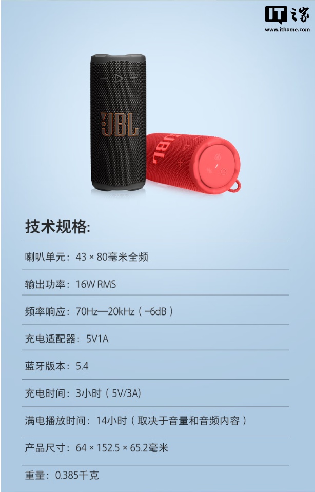 799 Ԫ JBL GRIP ޺4 ɫŹơ16W Ԫ