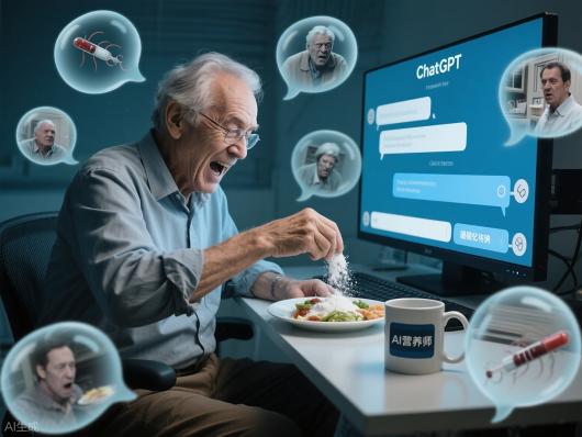美国一男子向 ChatGPT 寻求饮食建议,却被“误诊”导致罹患溴中毒 美国一男子向 ChatGPT 寻求饮食建议,却被“误诊”导致罹患溴中毒