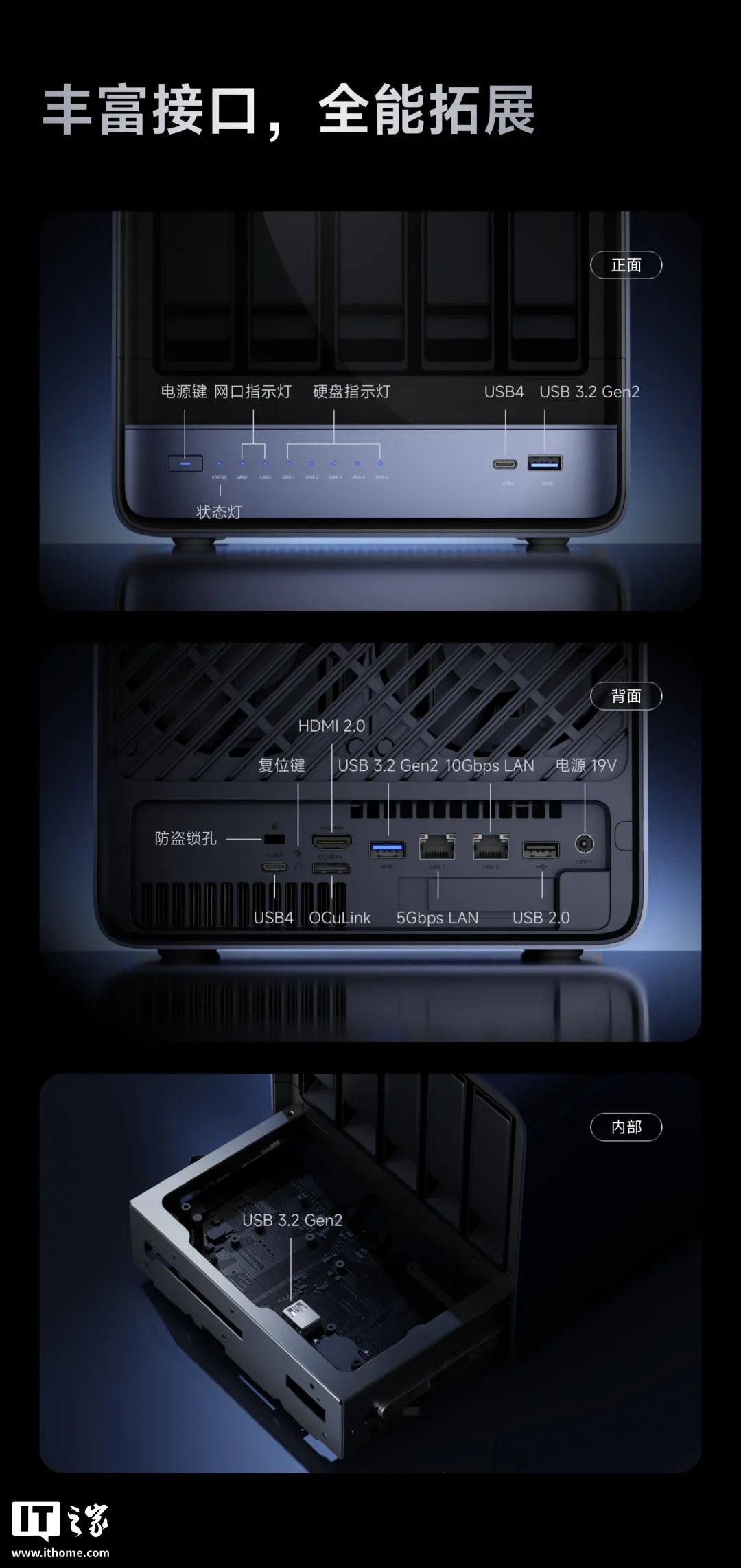 ׿ NAS  N5 ϵУAMD  AI 9 HX 370 / 7 H 255 3749 Ԫ