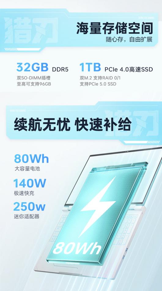 9999 Ԫ�������¿����� S Ultra ��Ϸ��������R9-9850HX + 32G + 1T + RTX5070 / Ti