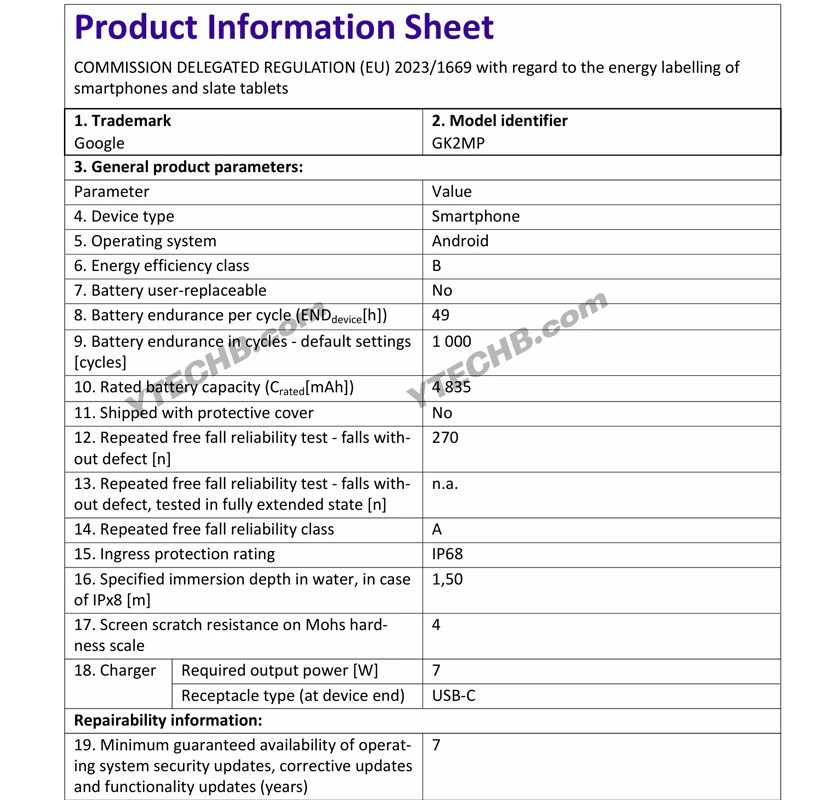 7 �갲׿���£��ȸ� Pixel 10 ϵ���ֻ���Ч��ǩ�ع⣬IP68 ��ˮ��������� 51 Сʱ