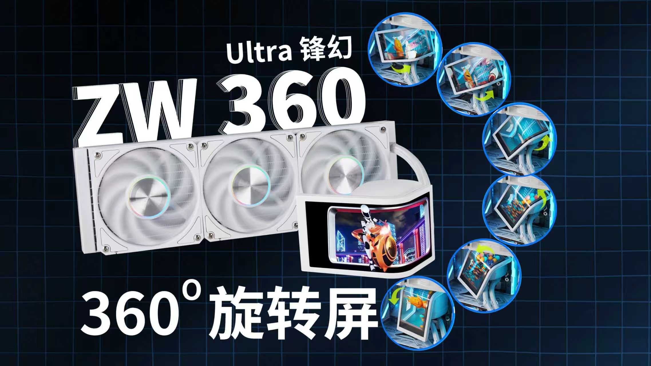 ͷ OLED תƳ ZW360 Ultra һʽˮ