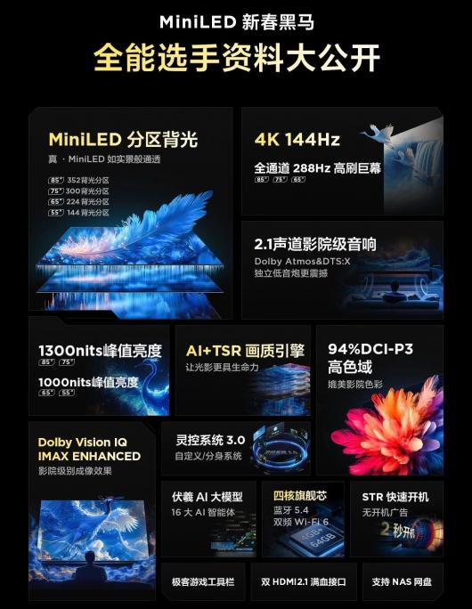 ��ȥ�� 58 �� ������ 98��TCL ����� 6 Mini LED ���� 5578 Ԫ�µ�