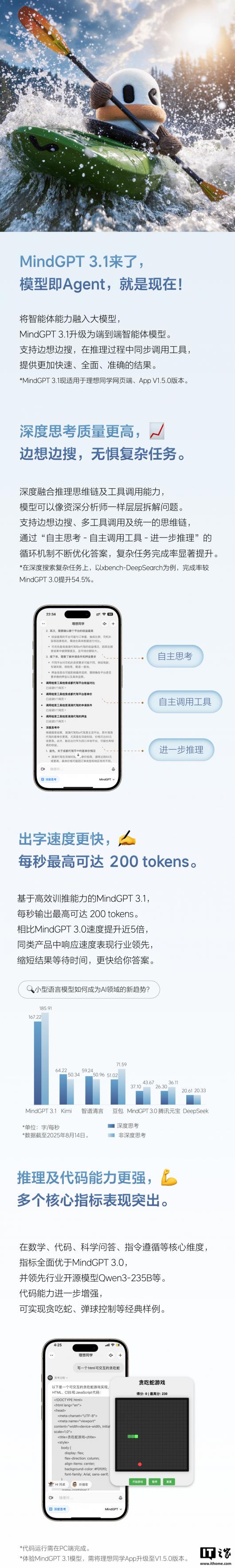 �Լ����Լ��������������� AI ��������ͬѧ MindGPT 3.1 ����Ϊ�˵���������ģ�ͣ�֧�ֱ������