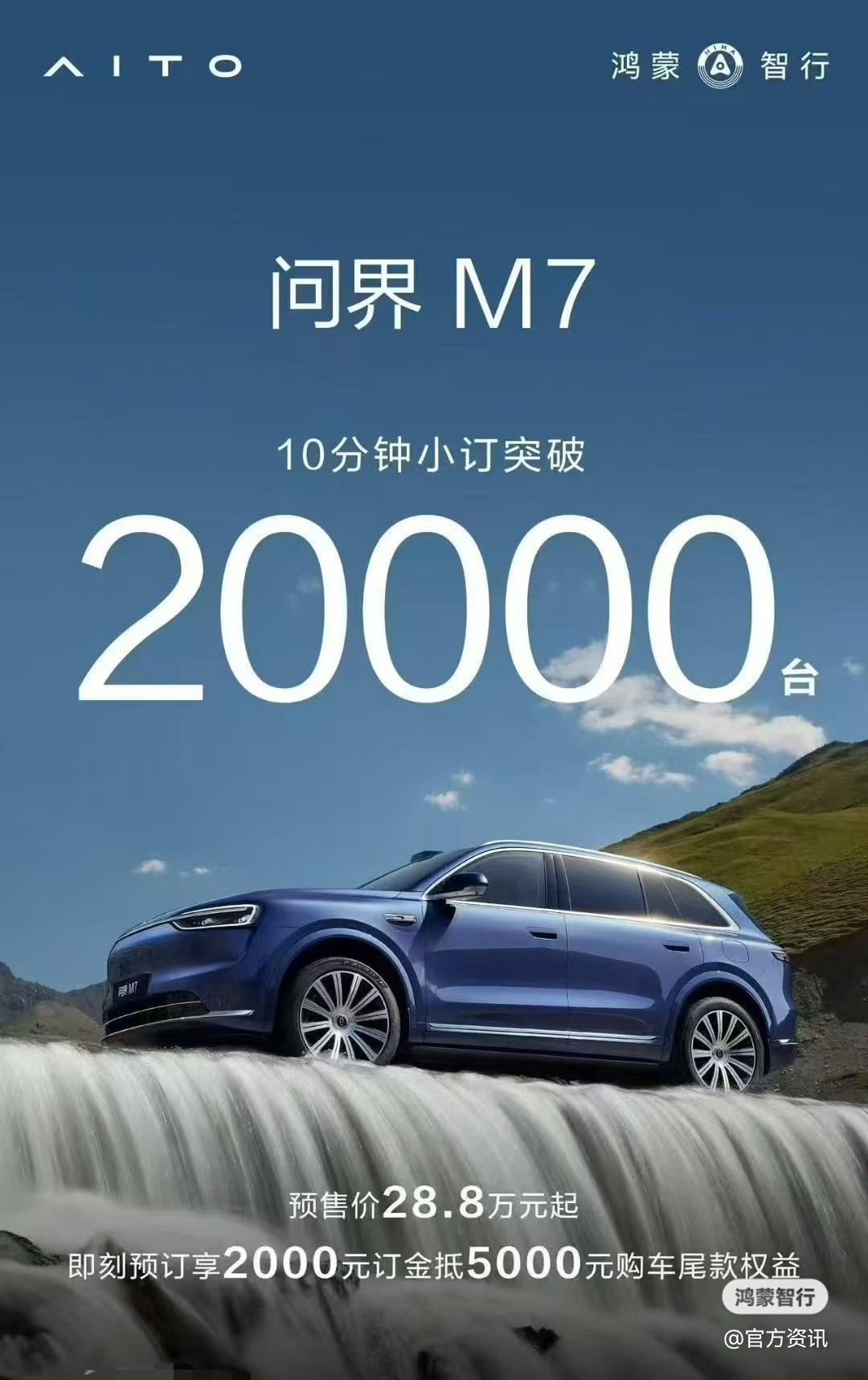 ��������ȫ���ʽ� M7 ʮ����С��ͻ�� 2 ��̨��Ԥ�� 28.8 ��Ԫ��