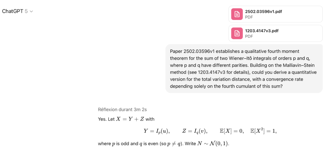 真?博士水平:OpenAI GPT-5 首次给出第四矩定理显式收敛率,数学教授只点拨了一下 真?博士水平:OpenAI GPT-5 首次给出第四矩定理显式收敛率,数学教授只点拨了一下