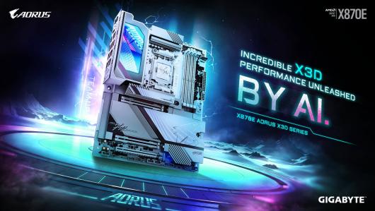�����Ƴ� X870E AORUS X3D ϵ�����壺��ǿ X3D ģʽ��9000MT/s �ڴ�֧��