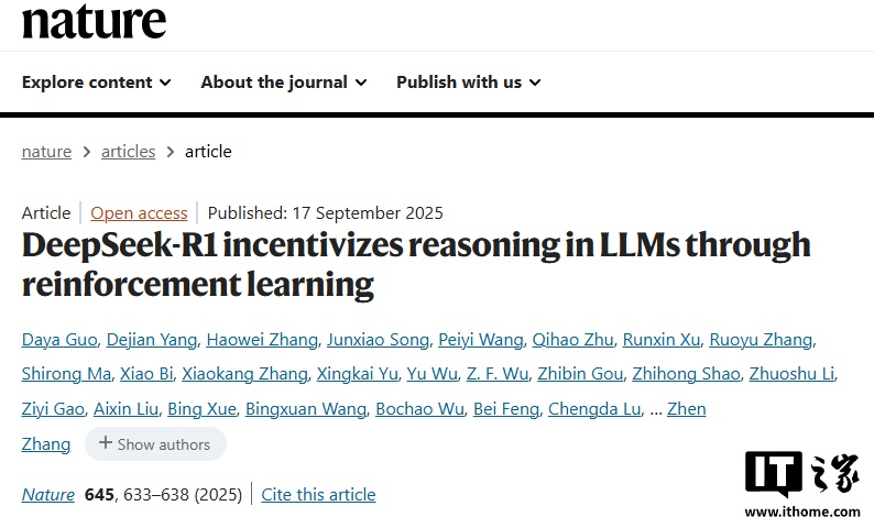 DeepSeek-R1 ���ĵ��ϡ���Ȼ�����棬ͨѶ����Ϊ���ķ�