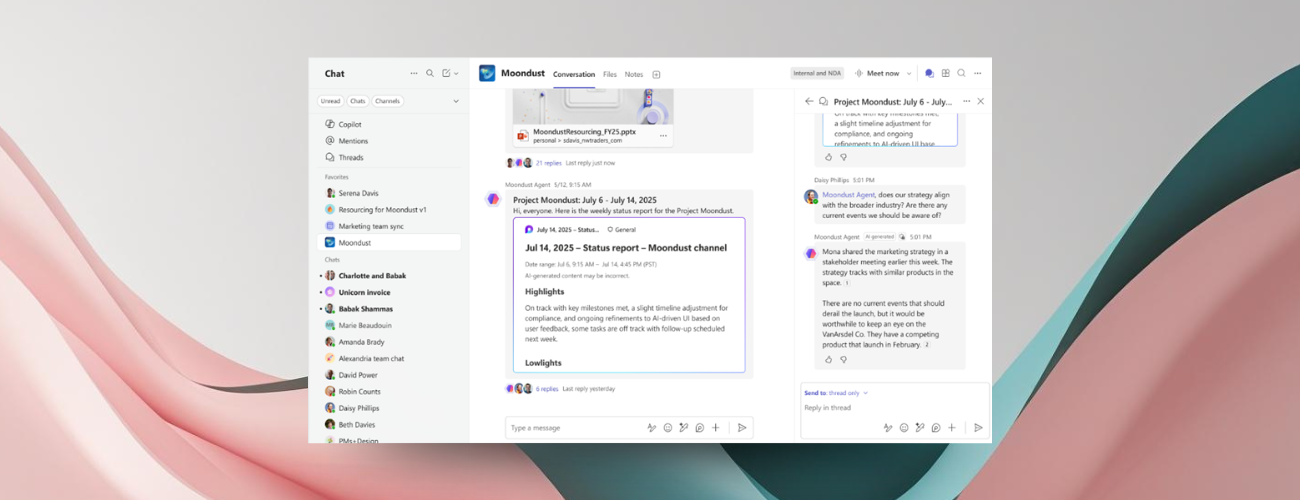 �����Ŷ�ִ������΢�� Teams ���� Channel Agent��AI ���ɱ��桢׷������