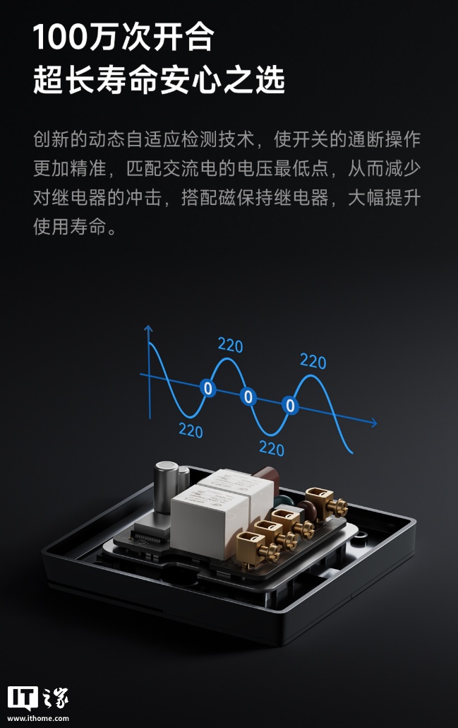 首发价 69 元起,小米智能开关插座系列新增“深空灰”配色 首发价 69 元起,小米智能开关插座系列新增“深空灰”配色