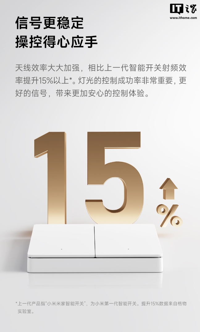 首发价 69 元起,小米智能开关插座系列新增“深空灰”配色 首发价 69 元起,小米智能开关插座系列新增“深空灰”配色