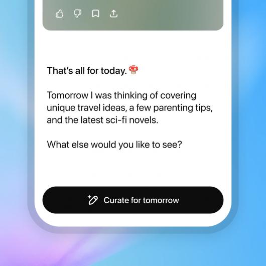 每日为你呈上专属早报:OpenAI 推 ChatGPT Pulse,奥尔特曼最喜欢的 AI 功能 每日为你呈上专属早报:OpenAI 推 ChatGPT Pulse,奥尔特曼最喜欢的 AI 功能