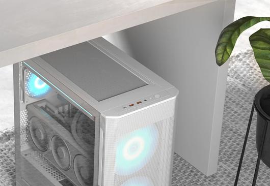 骨伽推出 Airface Flo RGB 中塔机箱:MESH 前板预装双 180mm 风扇 骨伽推出 Airface Flo RGB 中塔机箱:MESH 前板预装双 180mm 风扇