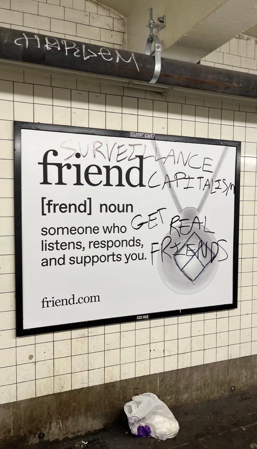 AI ������˾ Friend �ҳ�������Ԫ��ŦԼ����Ͷ�Ź�棬������Ϳѻ�ƻ�