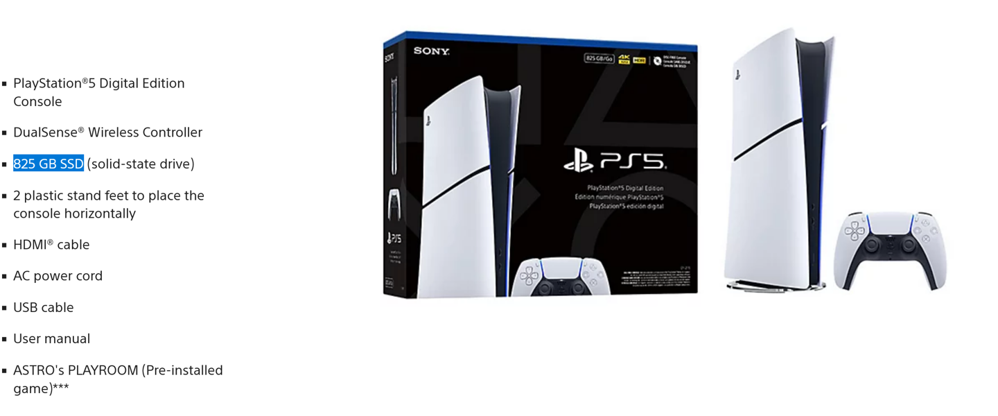  PS5 ְ 825GB 洢ƳԶ 499.99 Ԫ