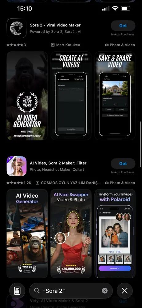 苹果出手整治,清理大量蹭热度的山寨“OpenAI Sora 2”应用 苹果出手整治,清理大量蹭热度的山寨“OpenAI Sora 2”应用