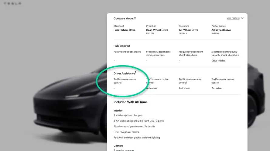 特斯拉 Model 3 / Y 标准版 Autopilot 遭“阉割”:不支持“自动辅助转向”功能 特斯拉 Model 3 / Y 标准版 Autopilot 遭“阉割”:不支持“自动辅助转向”功能