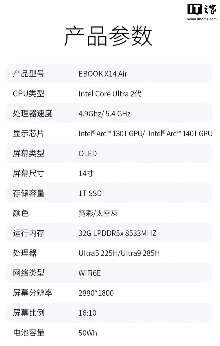 E  E ׿ʼǱ EBOOK X14 Air 898 ѡ U5-225H / U9-285H6999 Ԫ