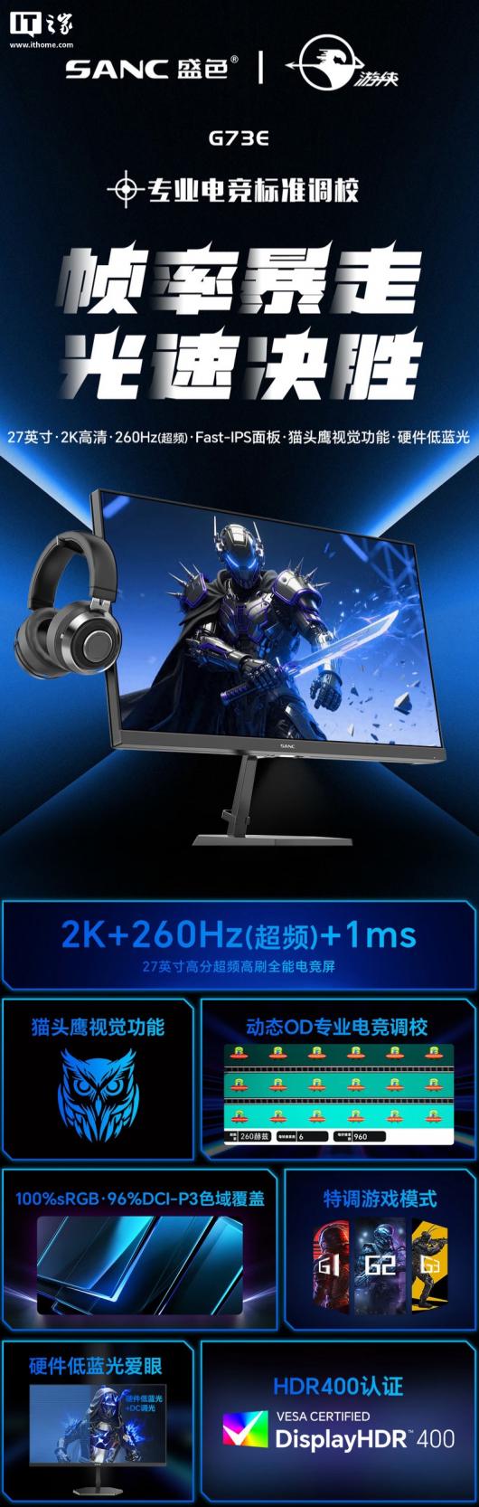 ʢɫG73E27 Ӣʾϼܣ2K 260Hz Ƶ899 Ԫ