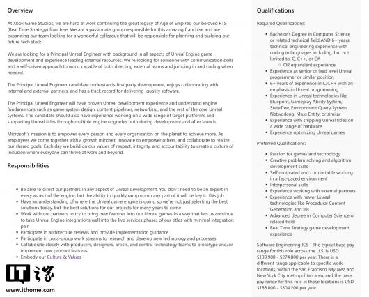 招聘信息暗示,《帝国时代》系列最新作有望用上虚幻引擎 5 招聘信息暗示,《帝国时代》系列最新作有望用上虚幻引擎 5
