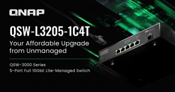 ͨ QNAP Ƴܽ QSW-L3205-1C4T4+1 ȫ 10GbE