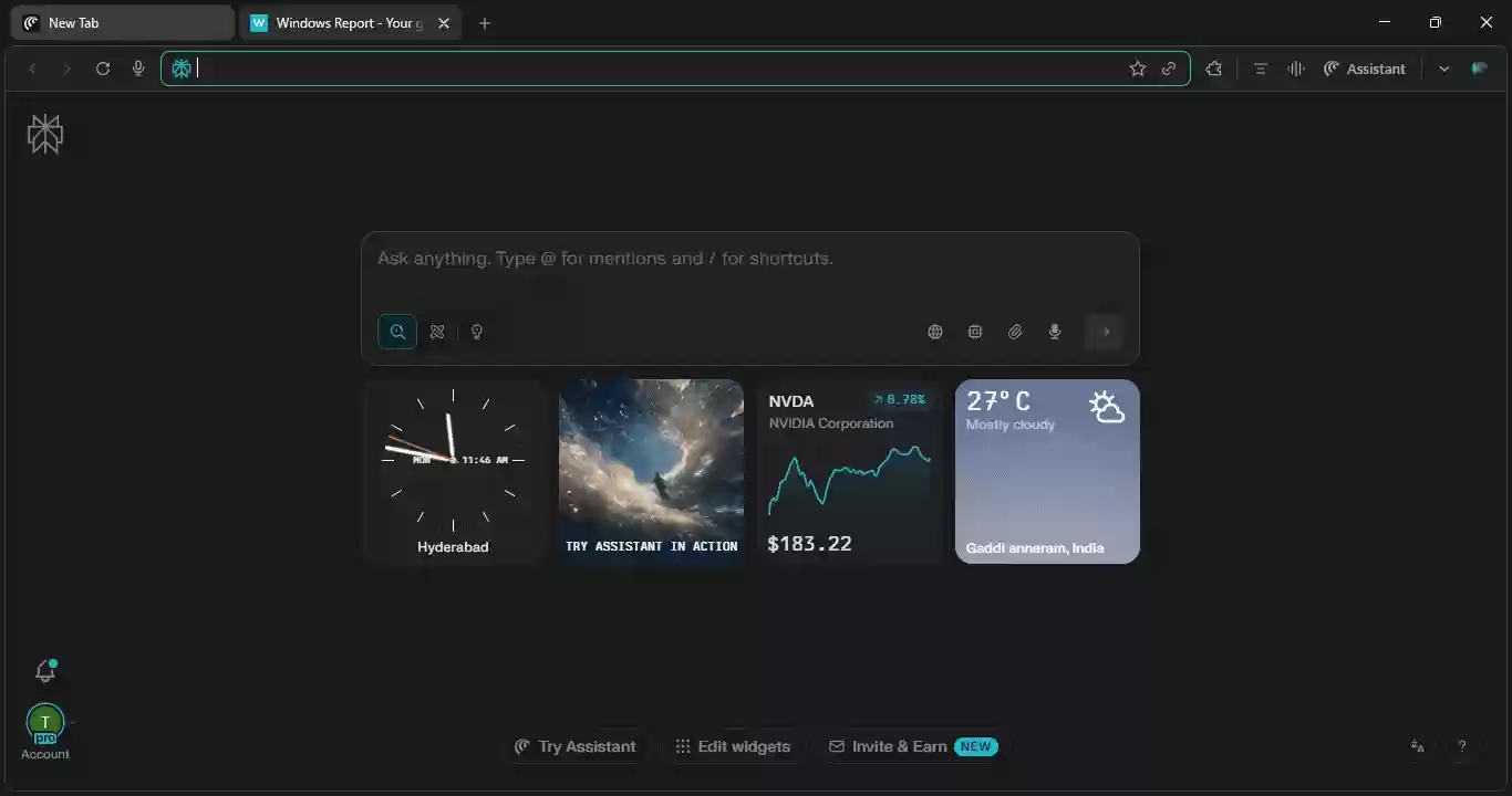 �� BUG���ٷ���ȷ Comet AI �����ǿ�������±�ǩҳ����������չҲ�޷��޸�