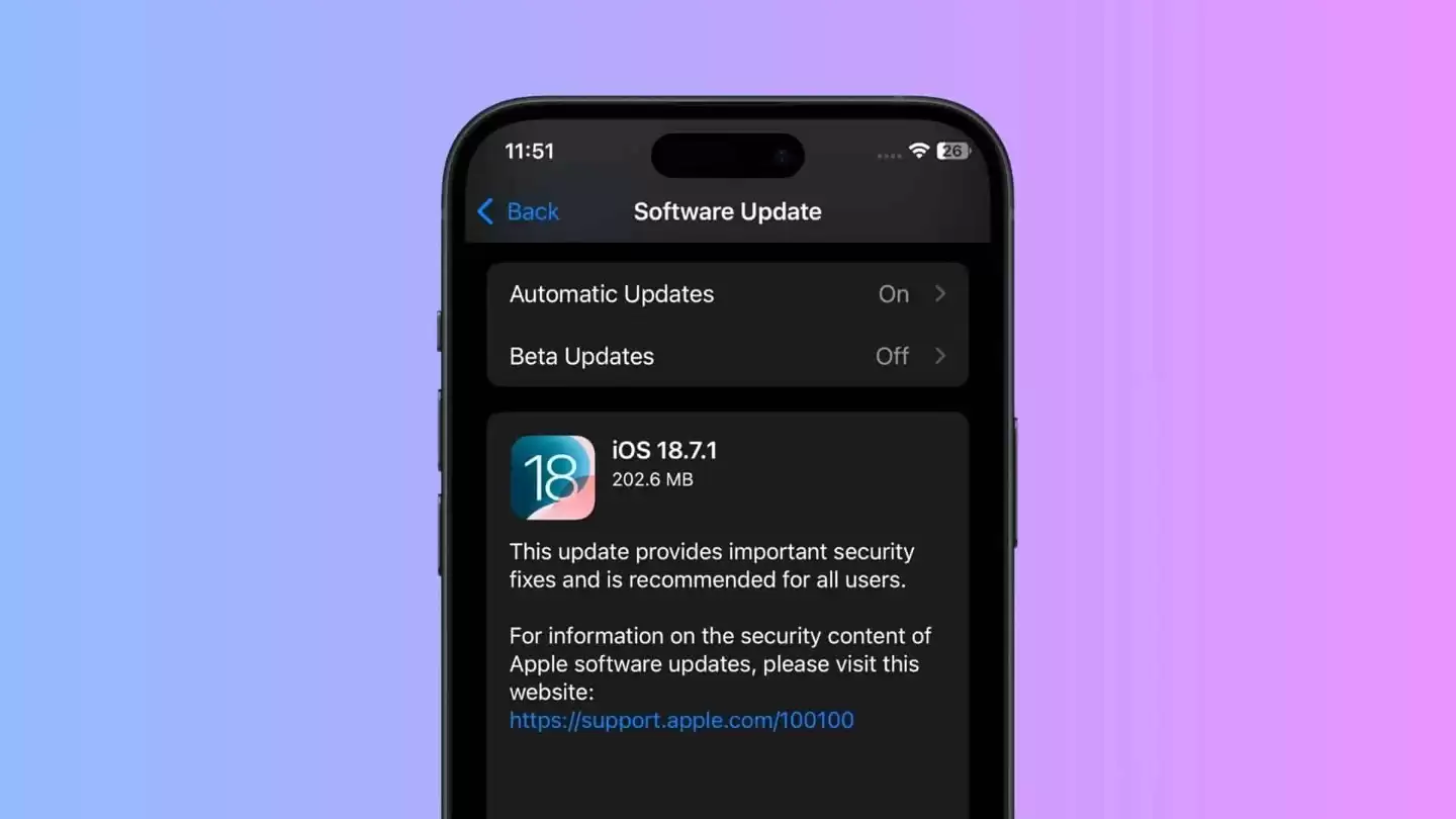 iPhone 11 ûƻ iOS 18.7.1  BUGťýִܳ