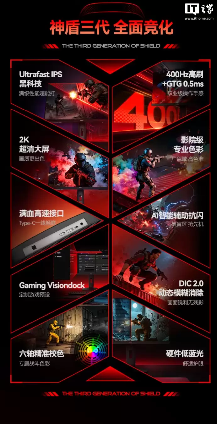 1999 元:HKC 发布 27 寸电竞显示器 UG27EQ,搭载 2K 400Hz 高刷面板 1999 元:HKC 发布 27 寸电竞显示器 UG27EQ,搭载 2K 400Hz 高刷面板