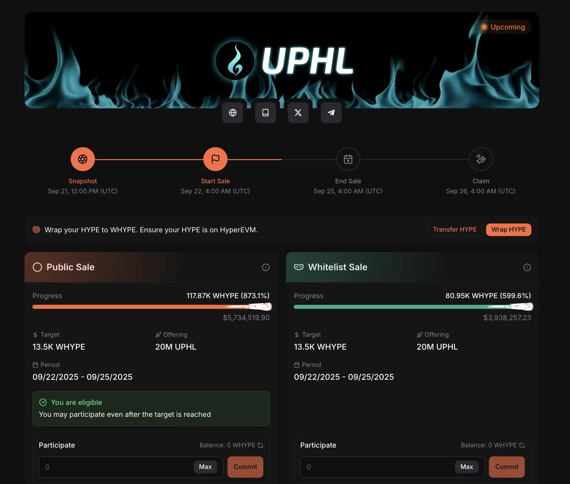 Upheaval��Yield Basis��Tea��Limitless��Goated������Ŵ�����Ŀ����